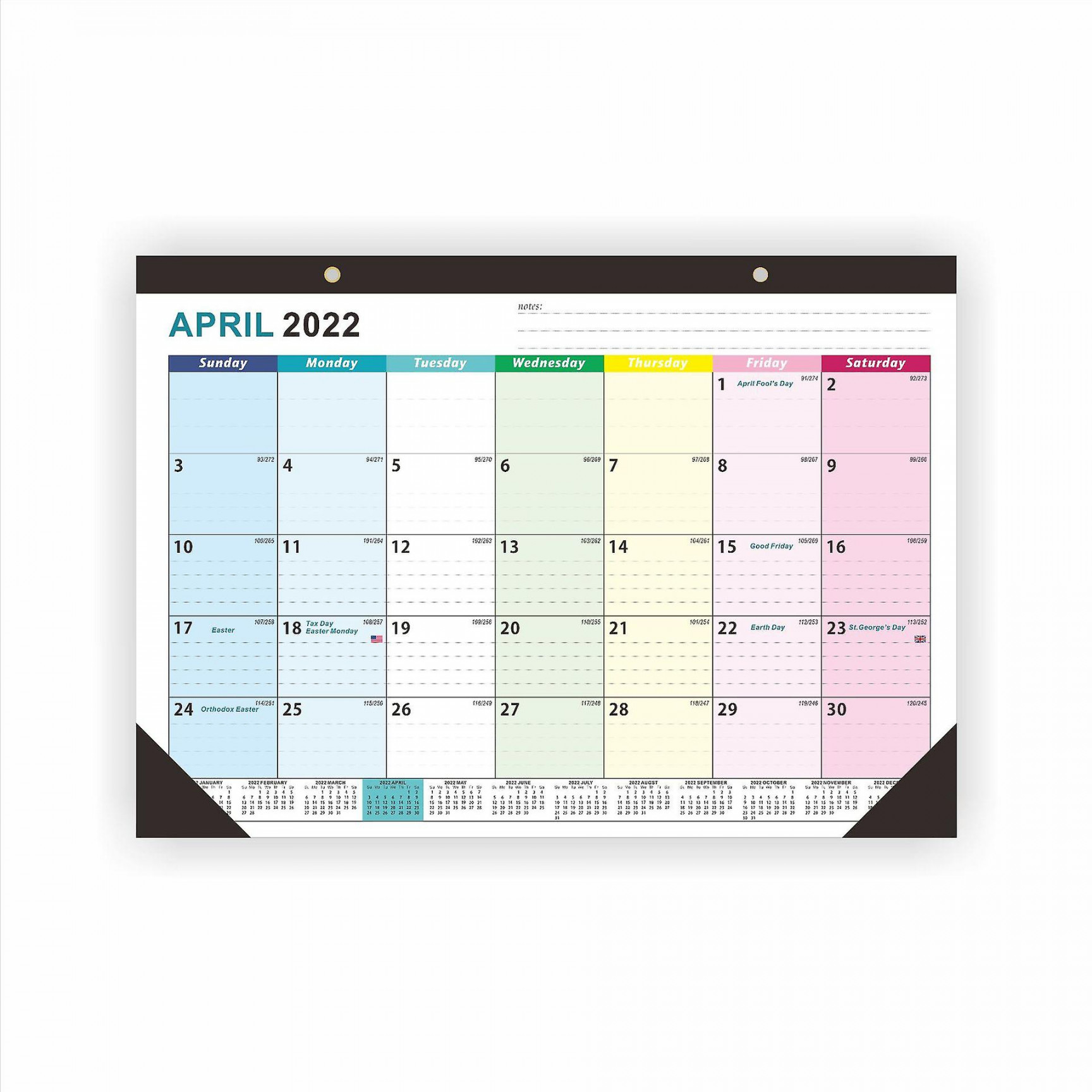 Calendar -  Monthly Wall Calendar With Thick Paper,