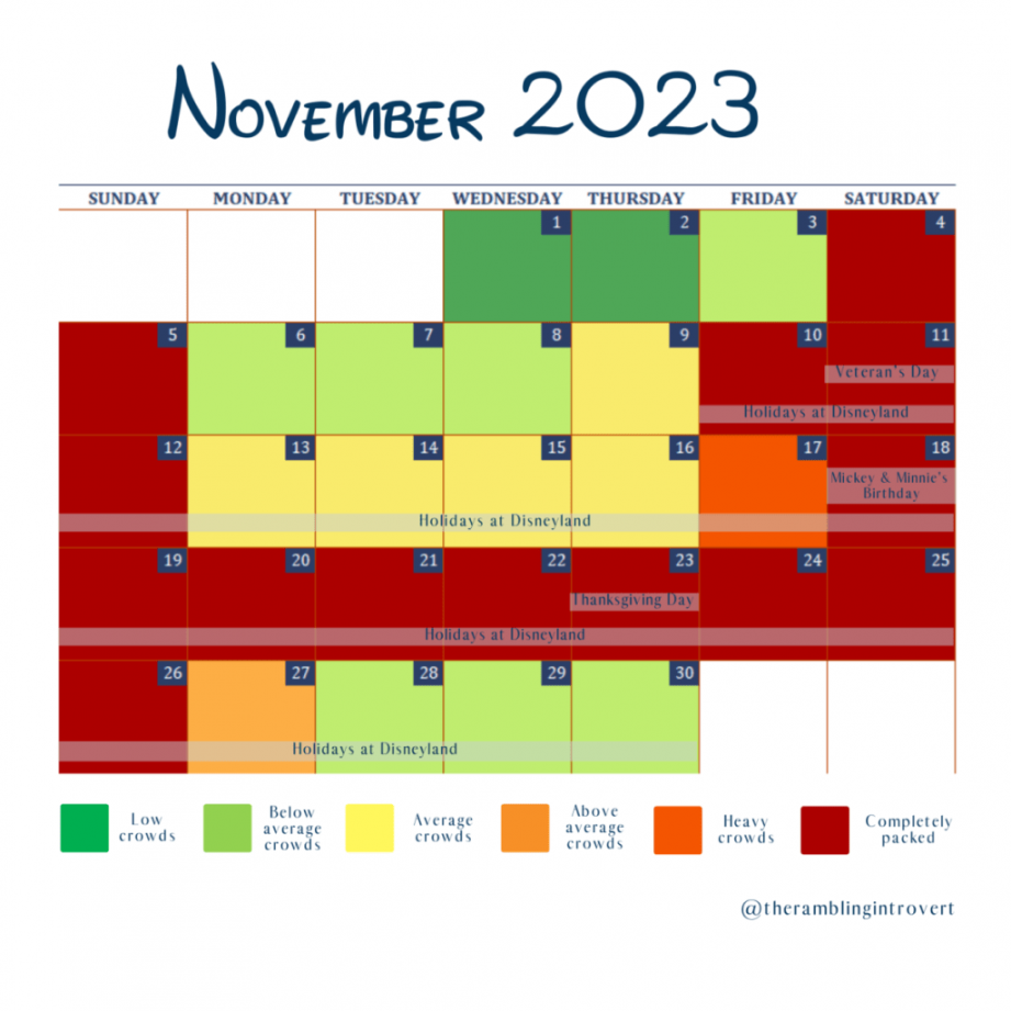 Crowd Calendar - The Rambling Introvert