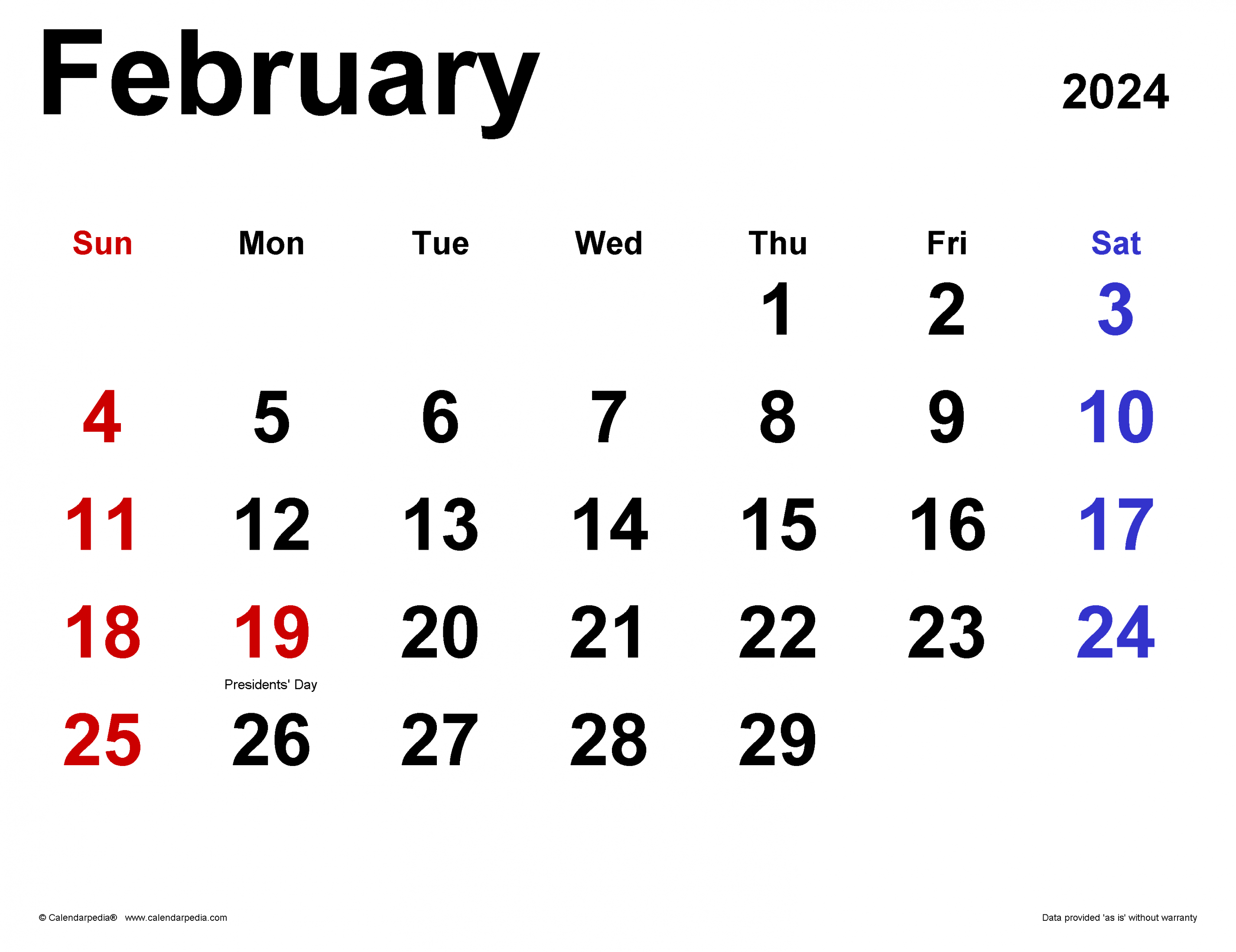february calendar templates for word excel and pdf 11