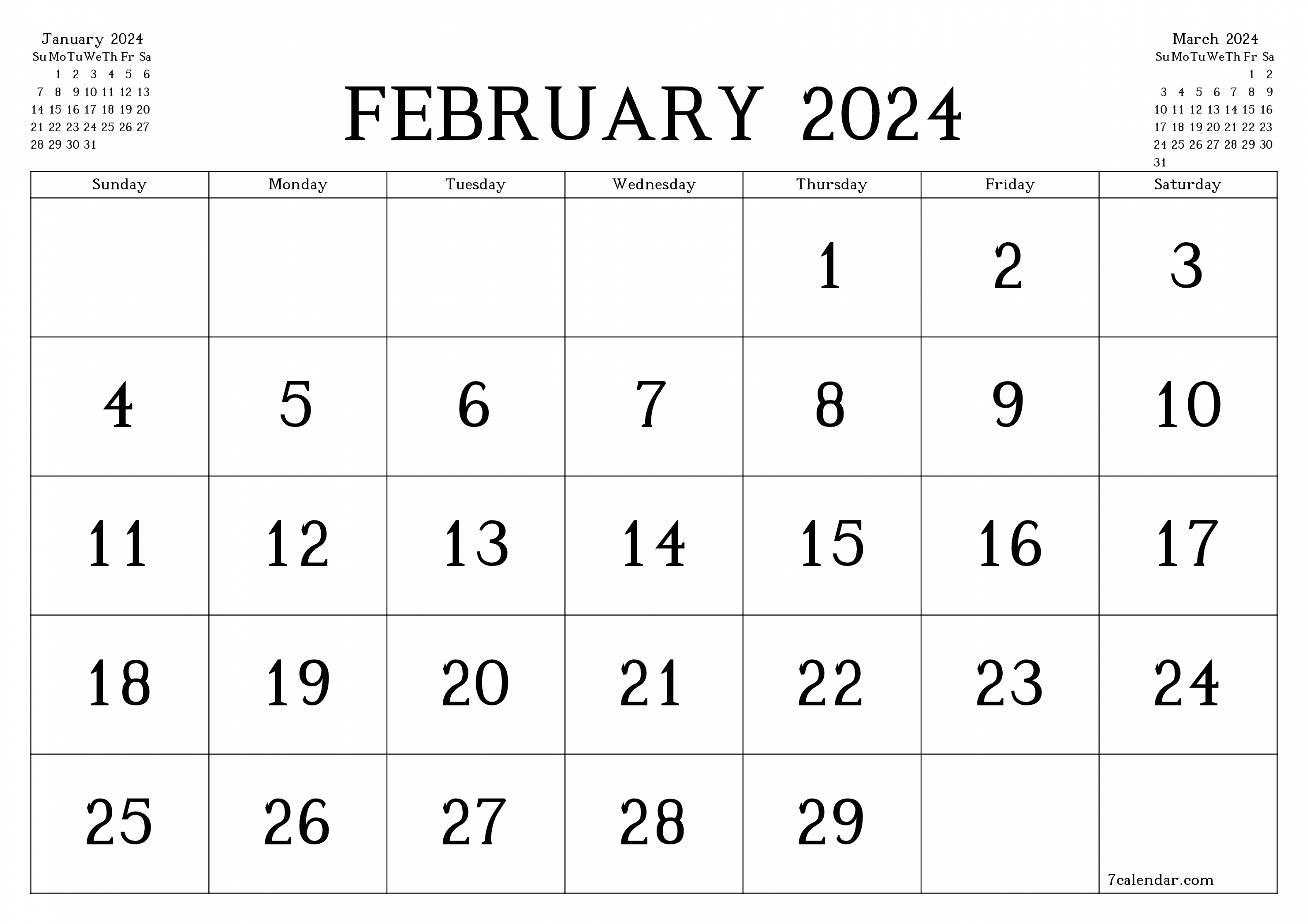 february free printable calendars and planners pdf templates