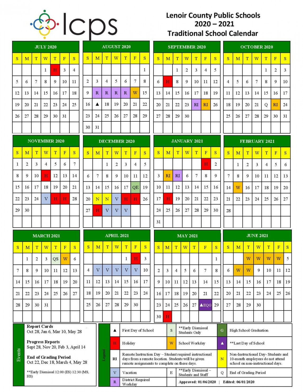 Lenoir County Public Schools releases the revised - school