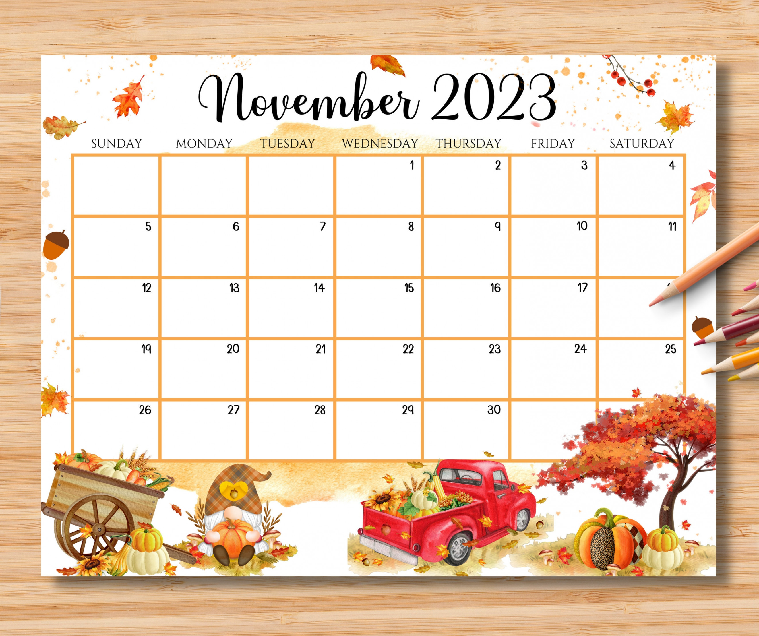 November Schedule - Etsy Ireland