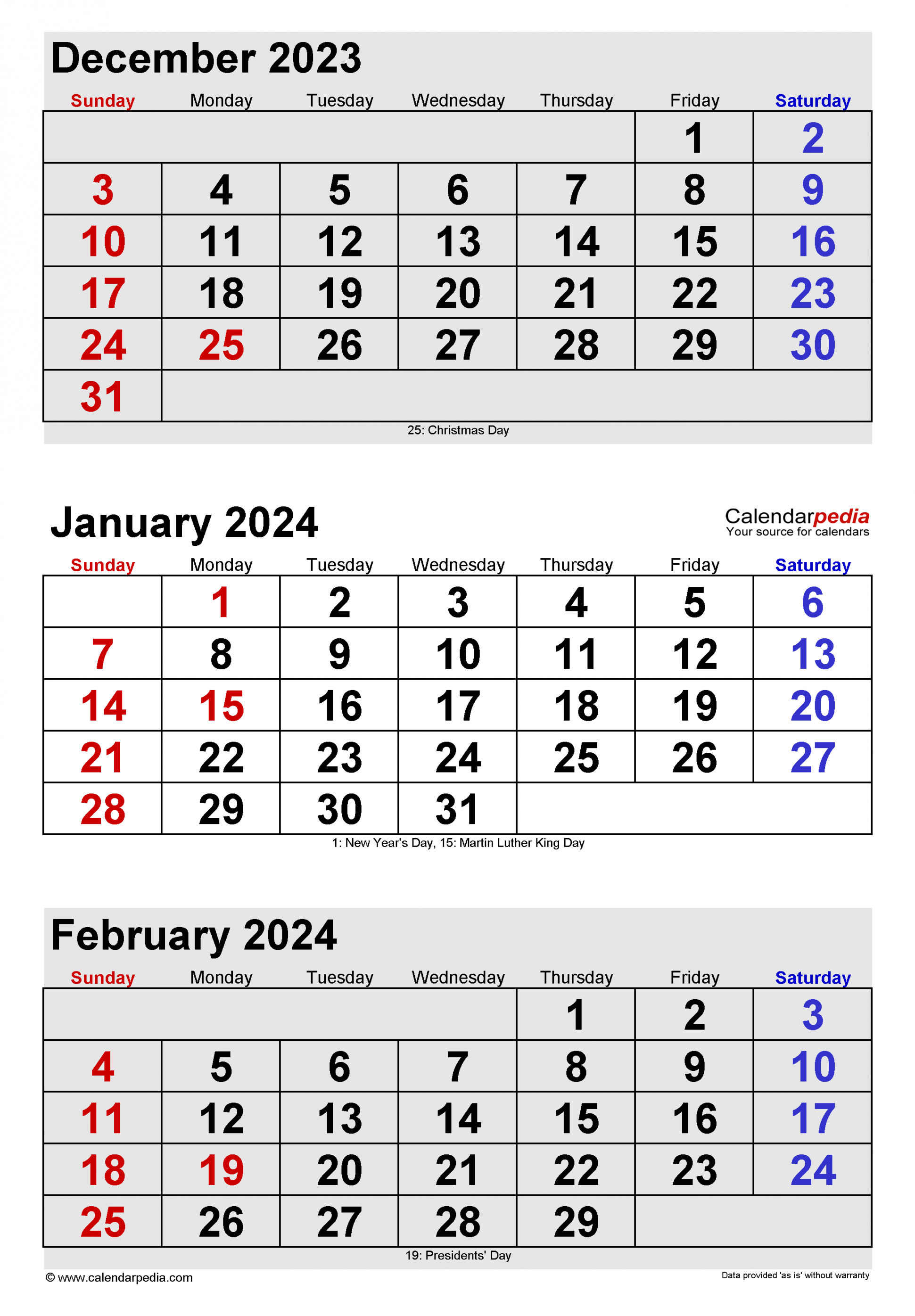 january calendar templates for word excel and pdf 6