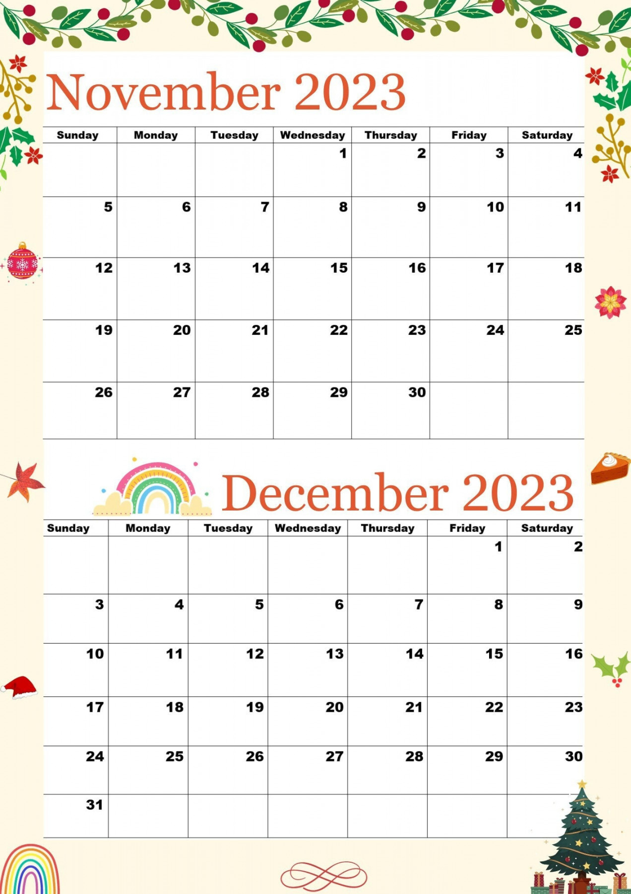 November  Calendar,december  Calendar, Calendar,a