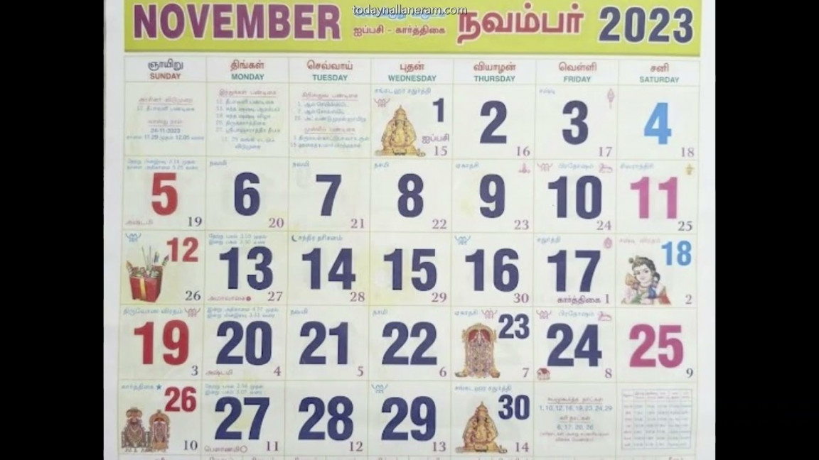 November Month Tamil Calendar Dates  Subha Muhurtham, Amavasai,  Pournami, Festivals, #November