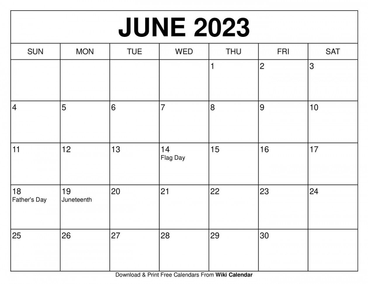 printable june calendar templates with holidays 10