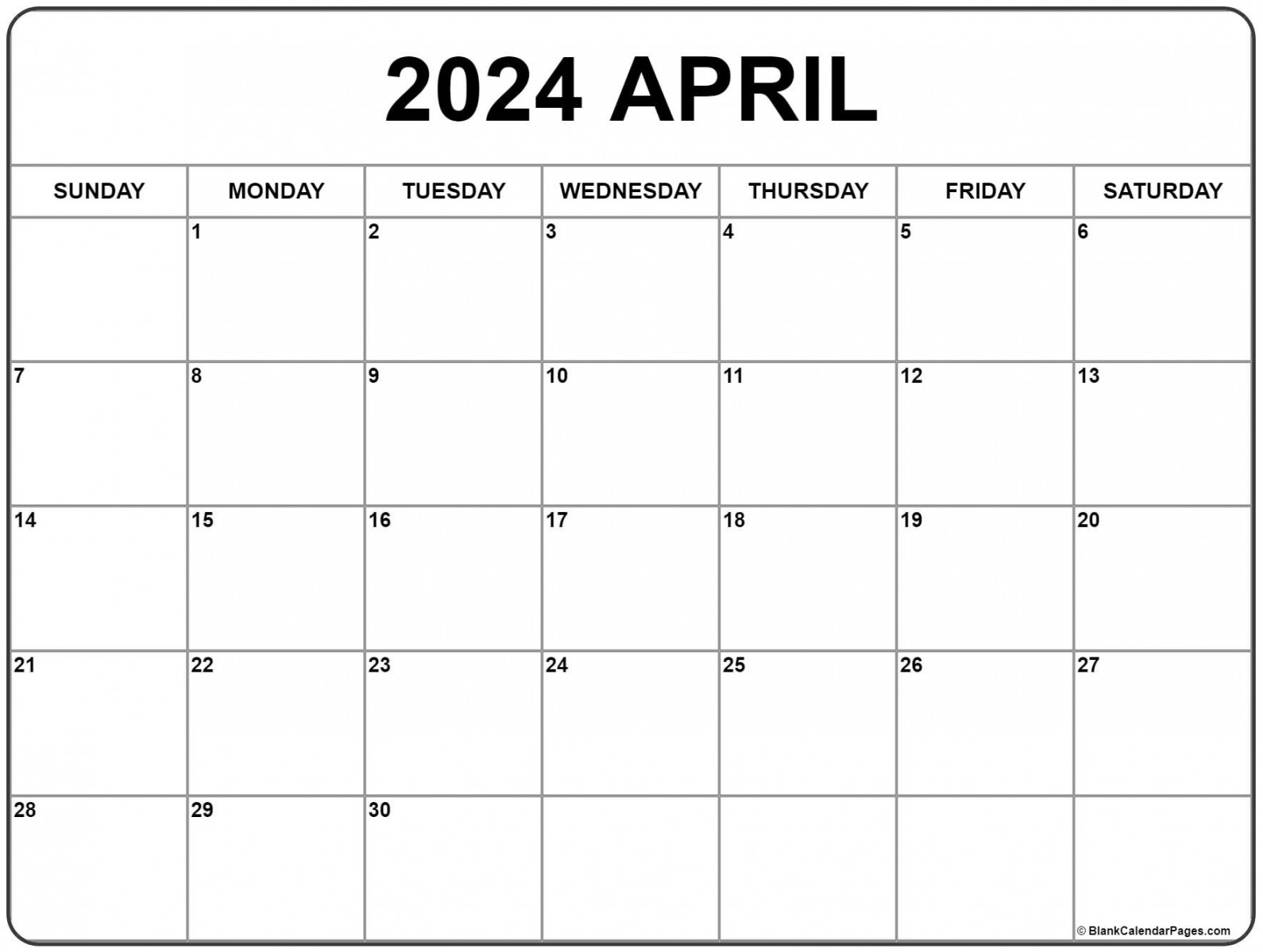 april calendar free printable calendar 1