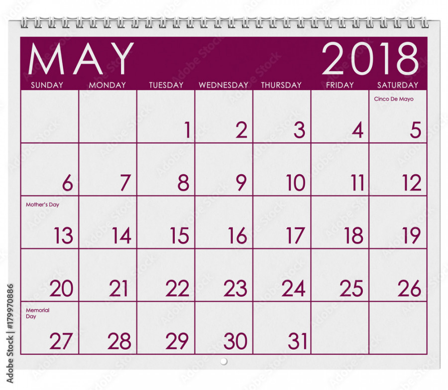 calendar month of may with mother s day stock photo adobe