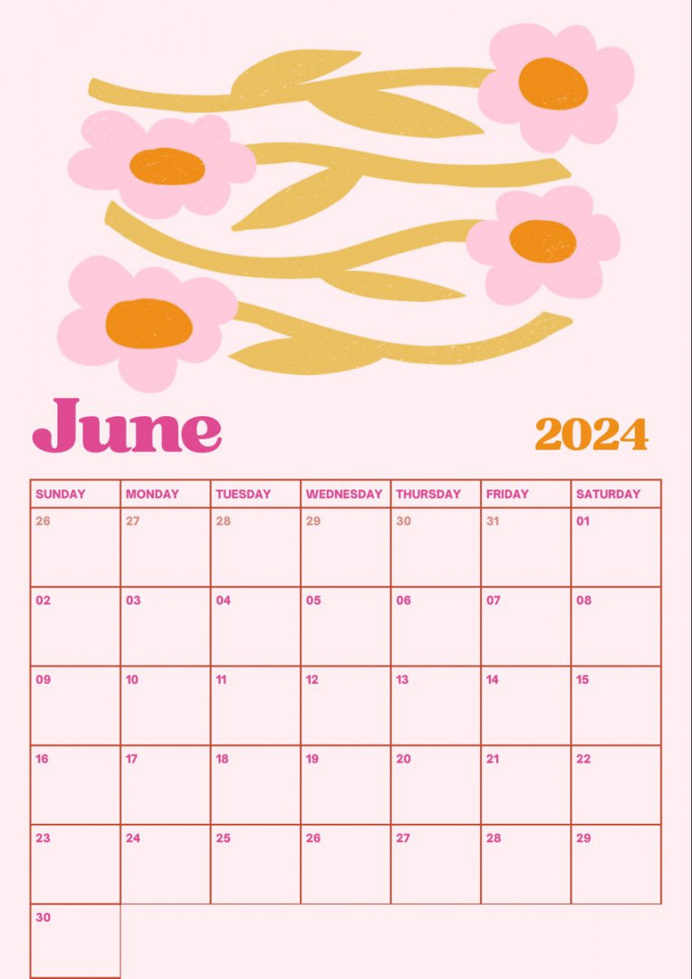 June Calendar , June Calendar, Calendar Background, Study