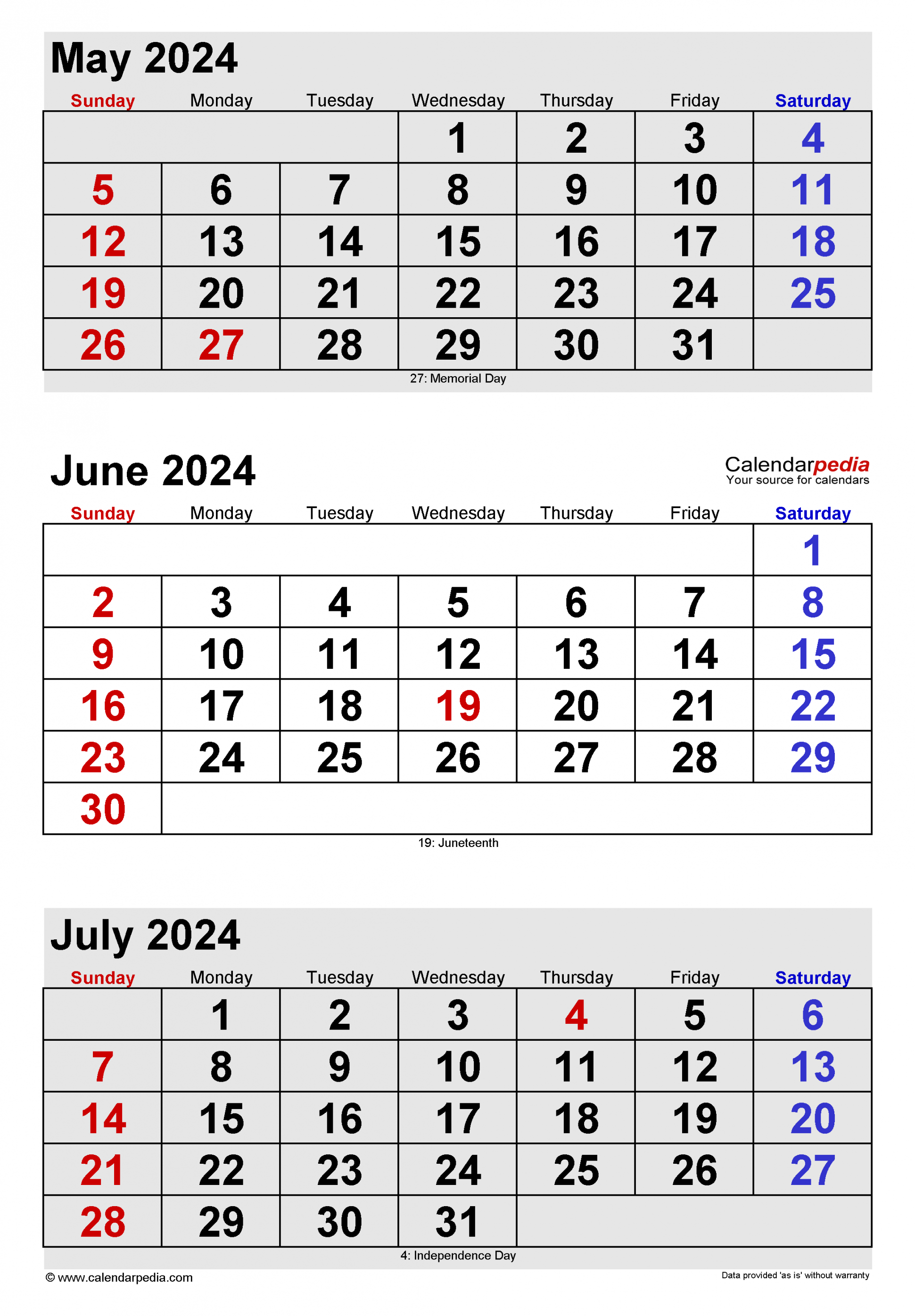june calendar templates for word excel and pdf 0