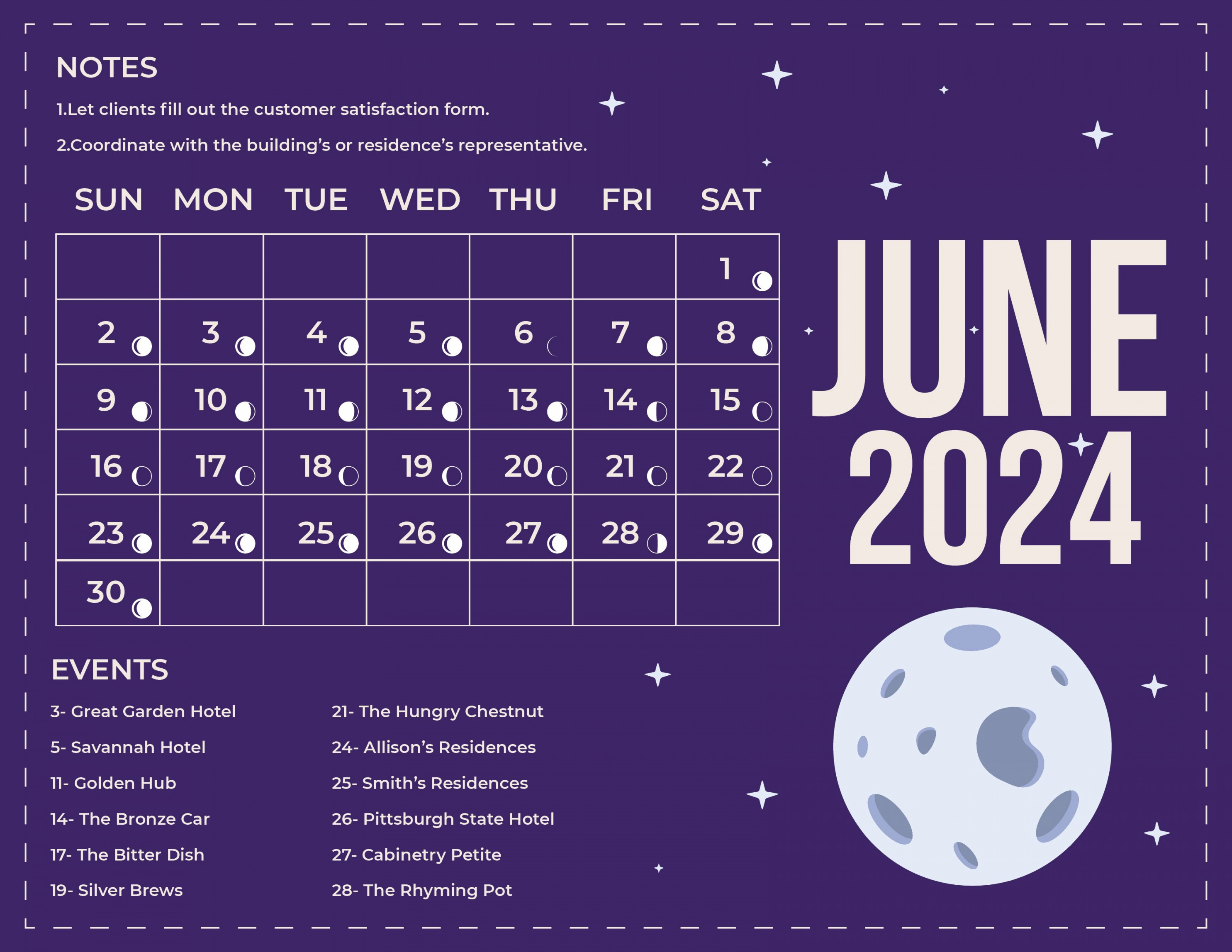 june calendar with moon phases download in word