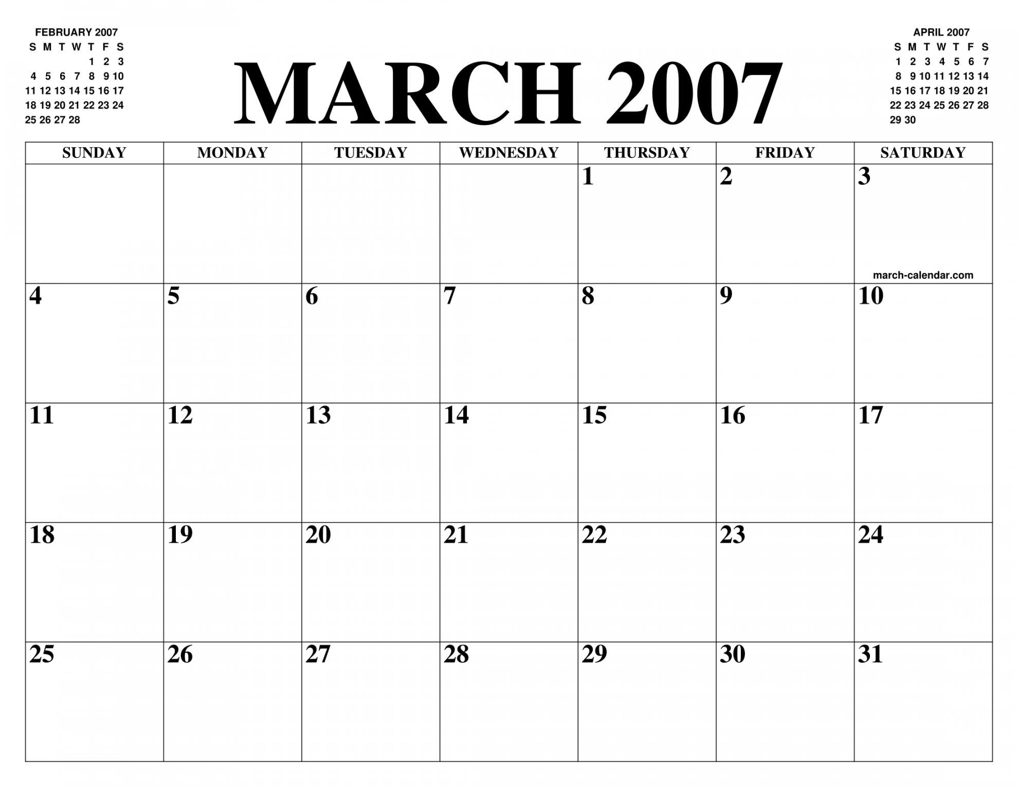MARCH  CALENDAR OF THE MONTH: FREE PRINTABLE MARCH CALENDAR OF