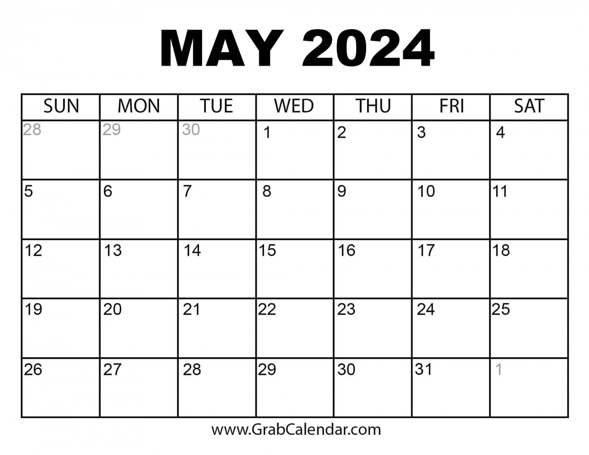printable may calendar 0