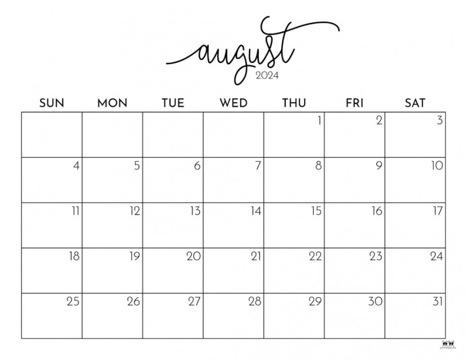august calendars free printables printabulls 0