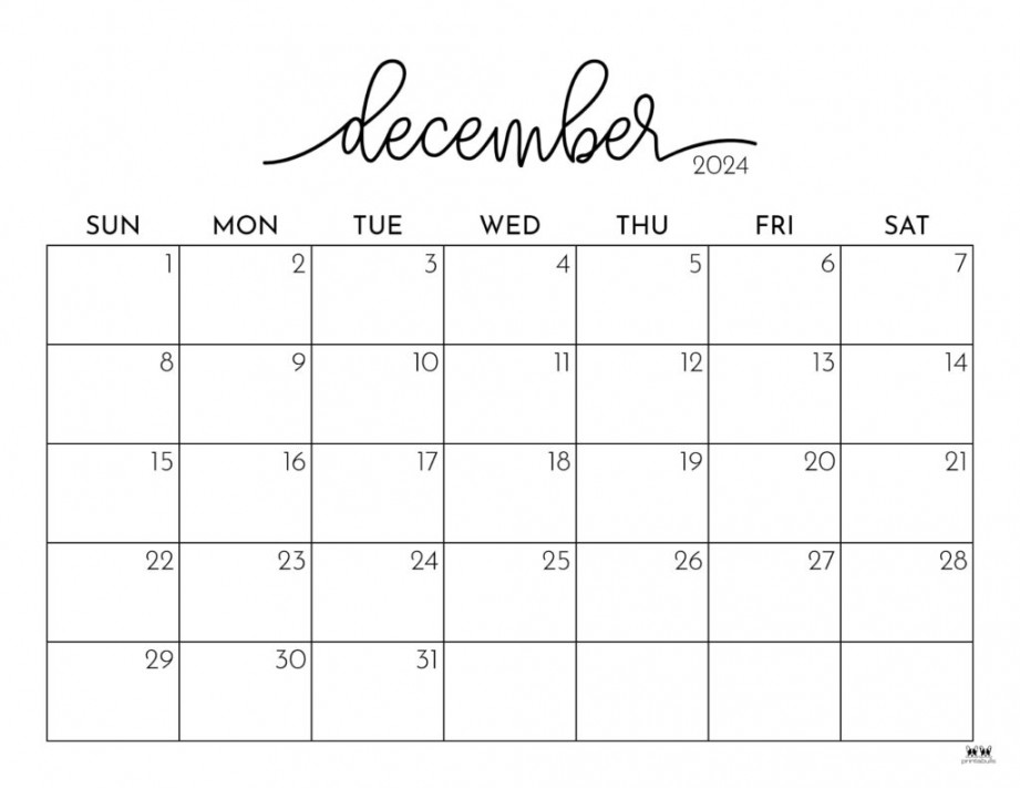 december calendars free printables printabulls 7