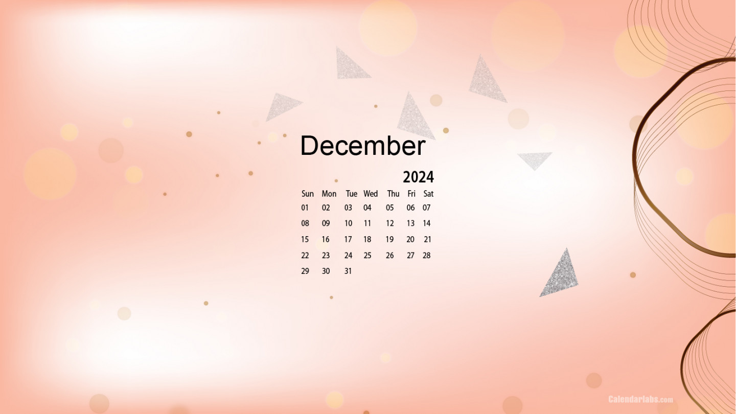December  Desktop Wallpaper Calendar - CalendarLabs