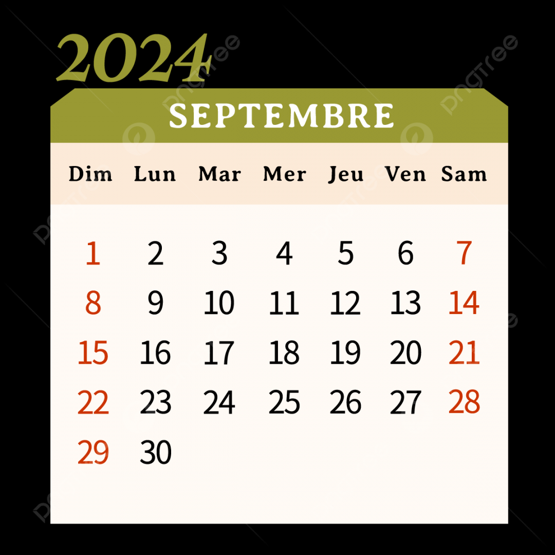 French Calendar September Creative, Calendar, Two Thousand