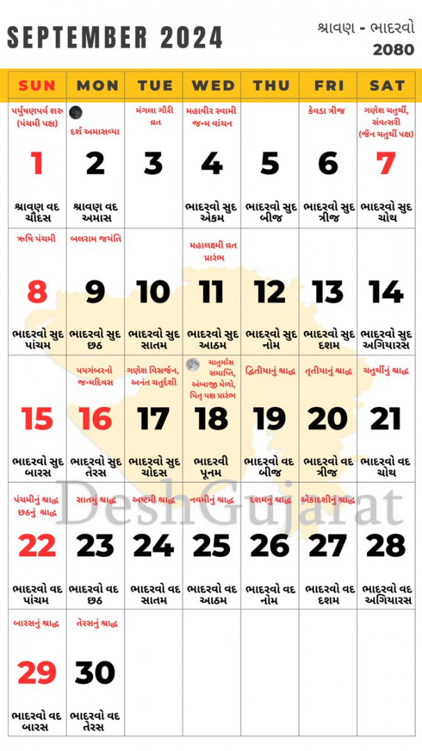 gujarati calendar vikram samvat year deshgujarat 0