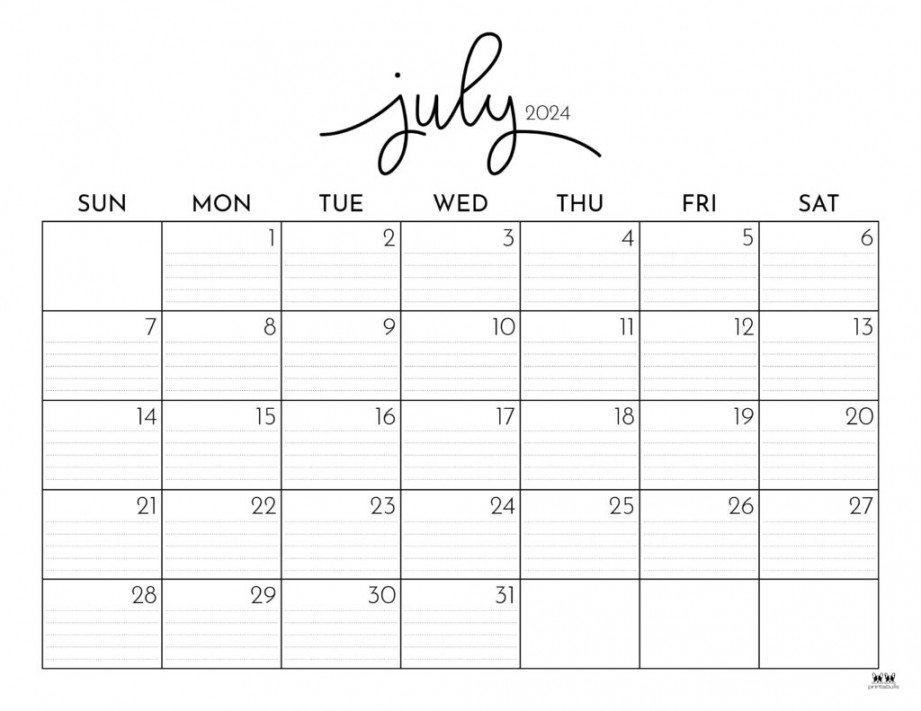 july calendars free printables printabulls 5