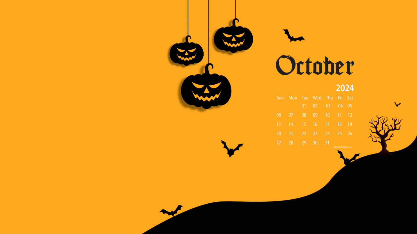 october desktop wallpaper calendar calendarlabs 0