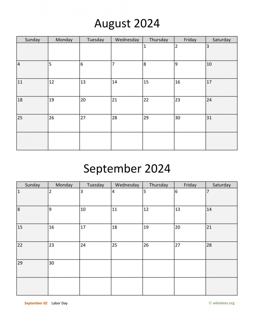 august and september calendar wikidates org