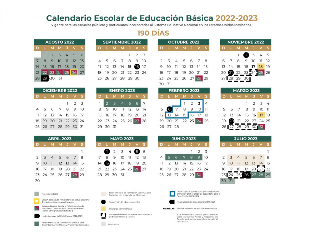 Boletín SEP no  Publica SEP calendario escolar - de