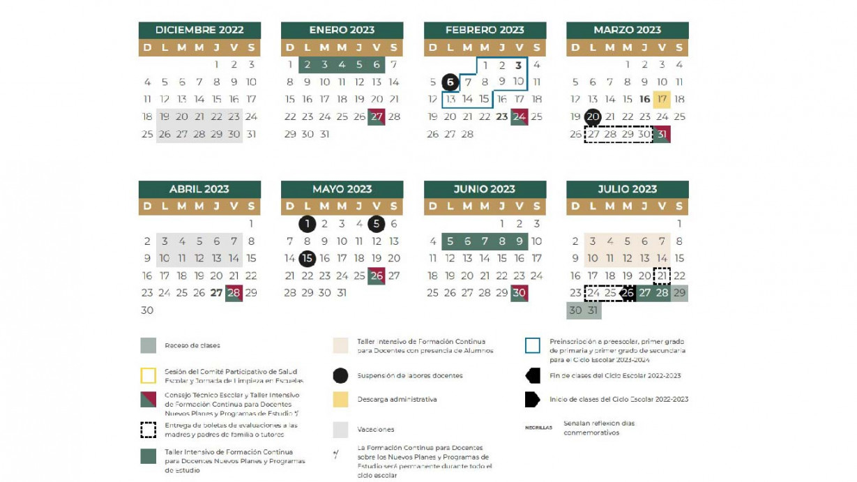 calendario escolar en jalisco fechas importantes cdf