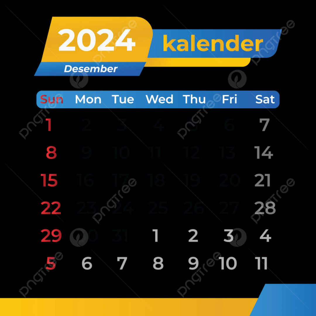 December  Calendar Image Download Vector, Geometriccalendar