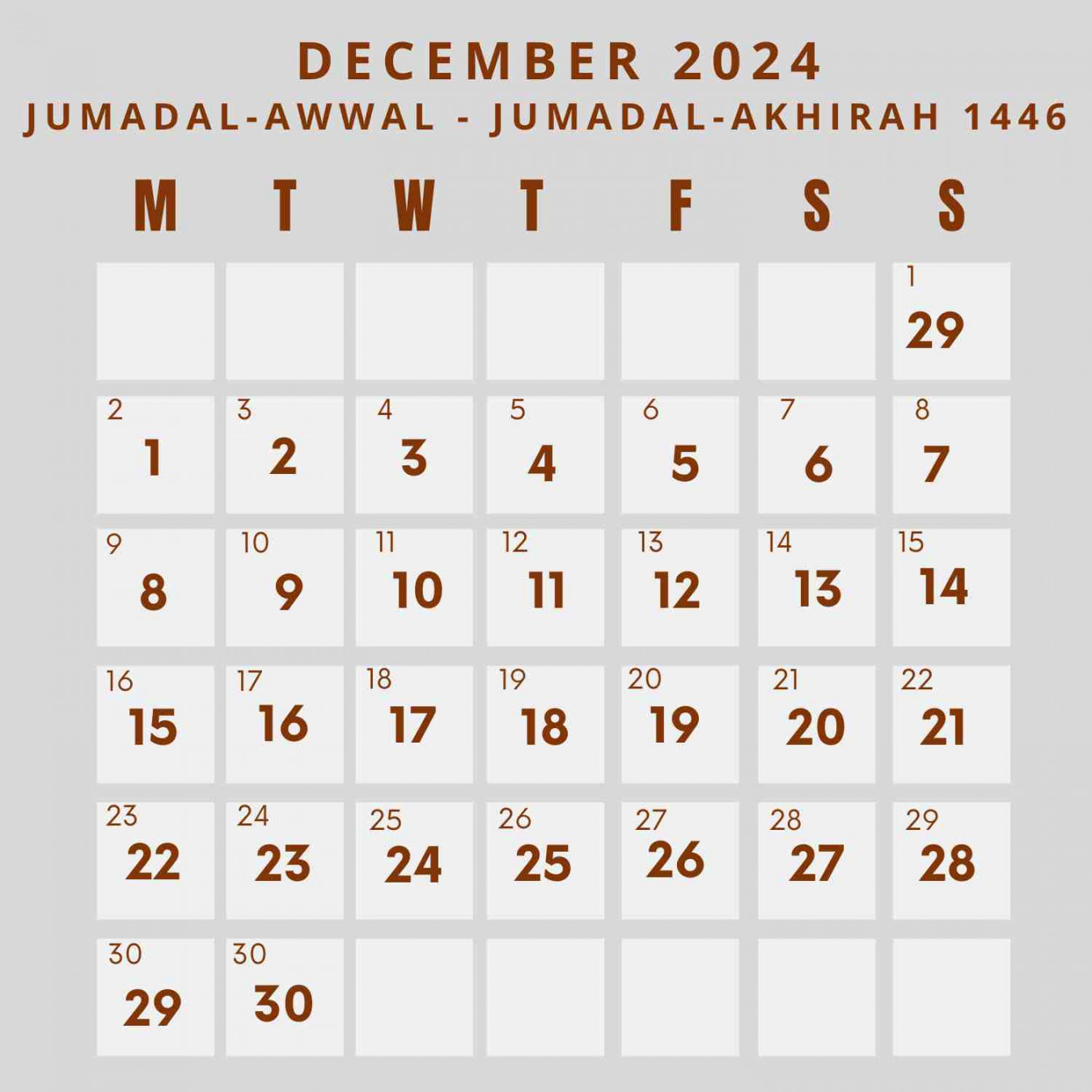 Islamic Calendar  - KhwajaDarbar