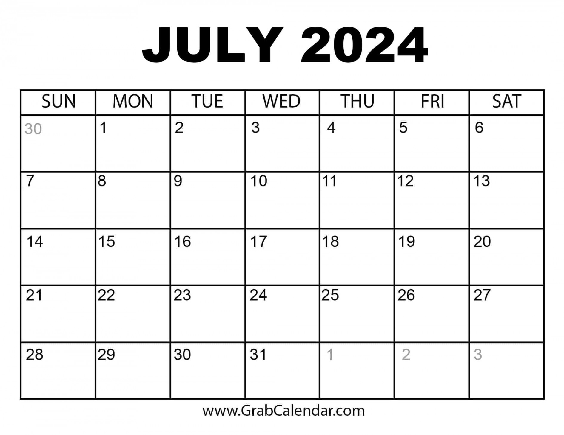printable july calendar 11
