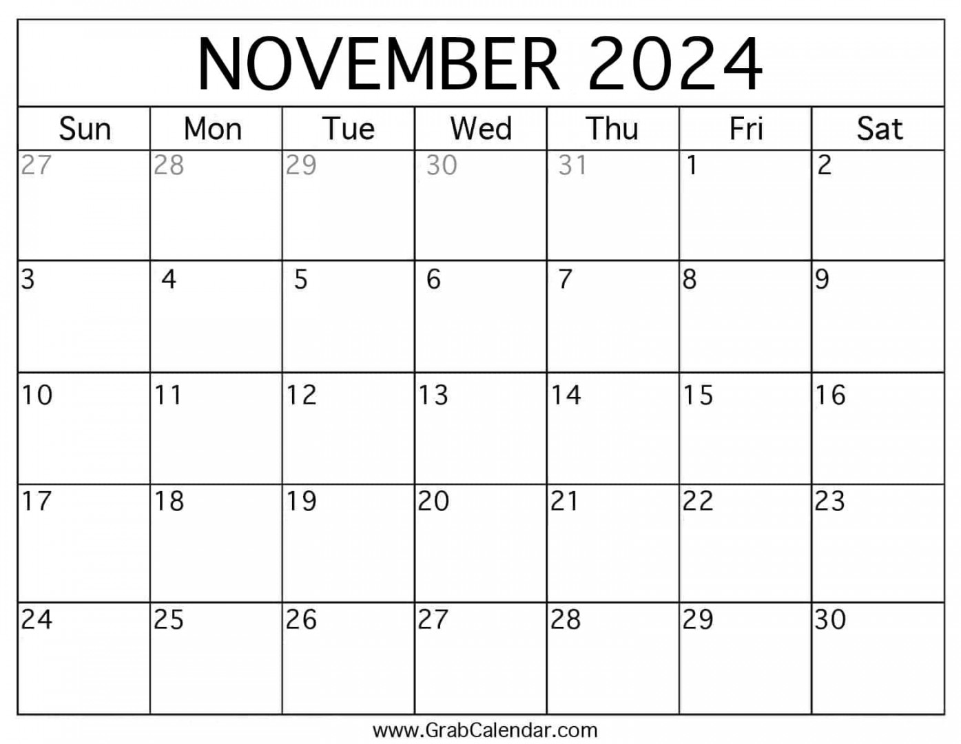 printable november calendar 7