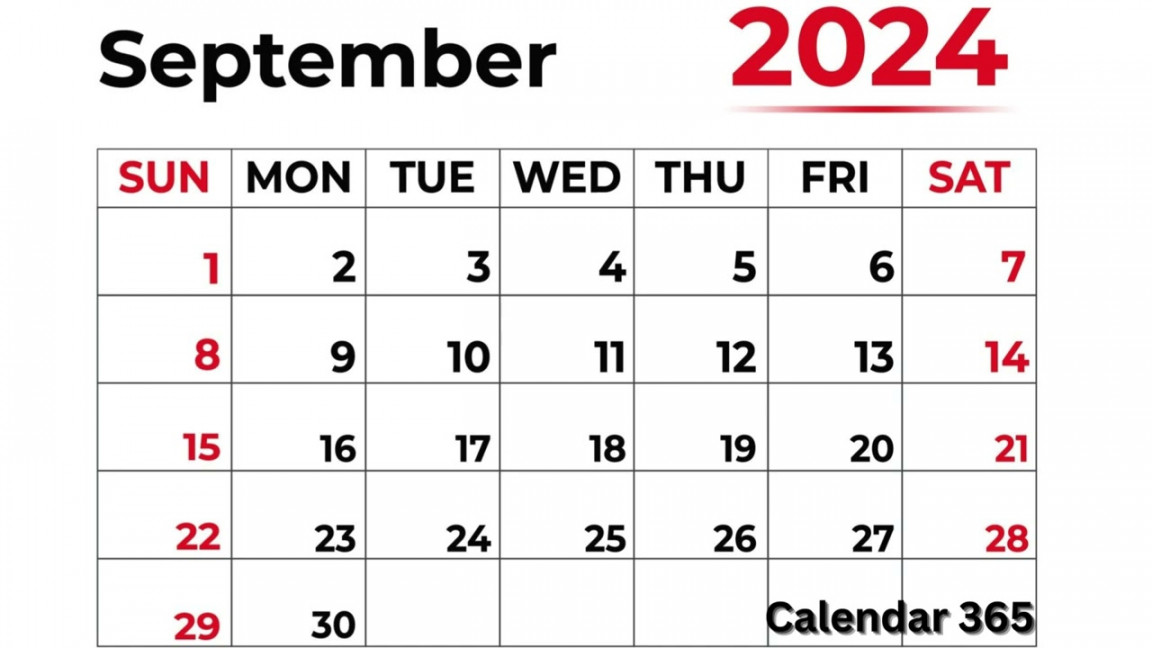 September  Calendar With Holiday India 📅 Calendar  📅