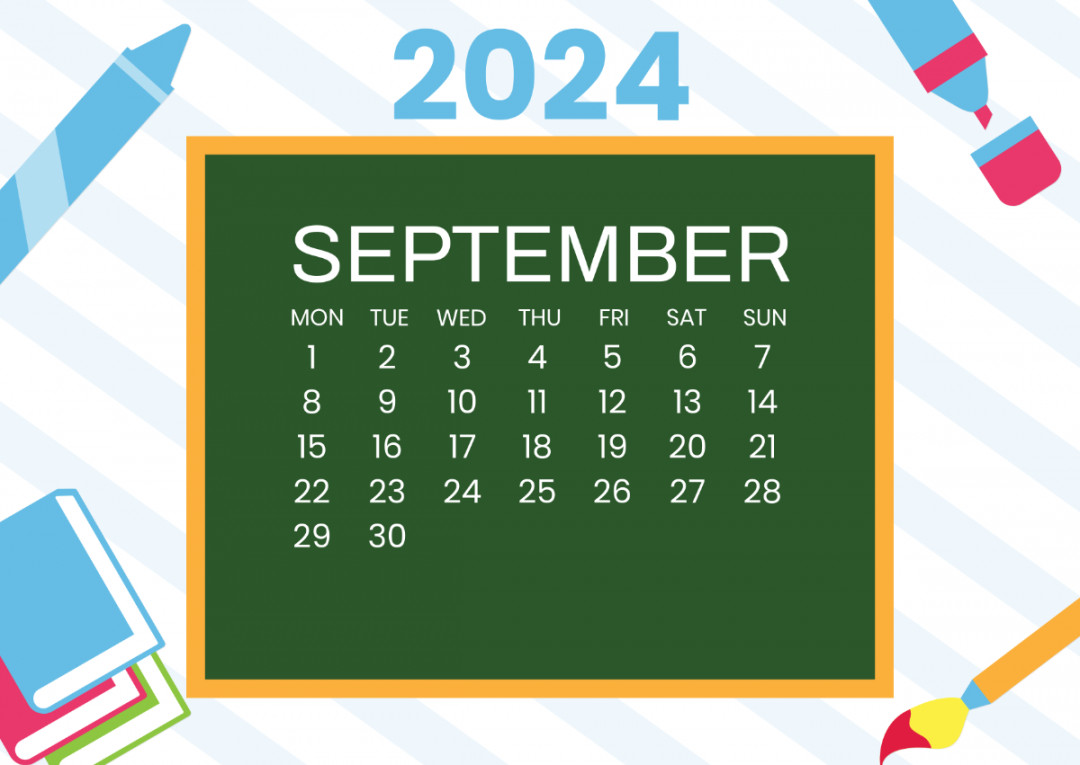 September  School Calendar Template - Edit Online & Download