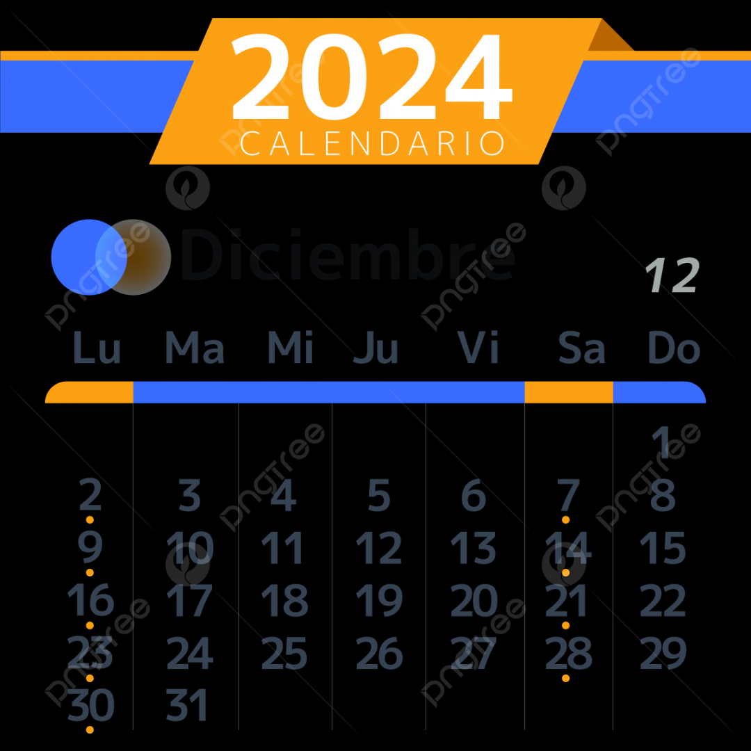 Spanish Calendar Geometric December, Two Thousand And Twenty