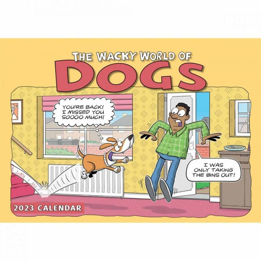 Carousel Calendar Wacky World of Dogs Calendar  A Calendar 23033