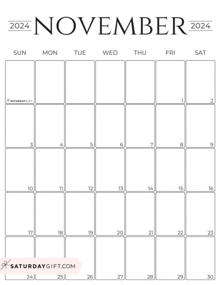 november calendar cute amp free printables saturdaygift