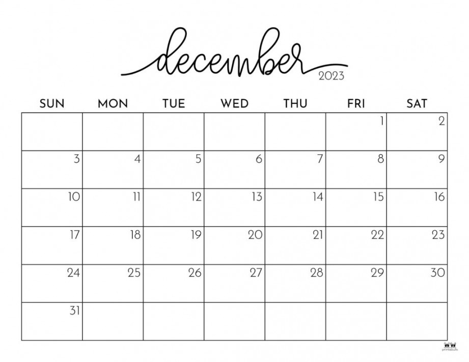 december calendars free printables printabulls 2