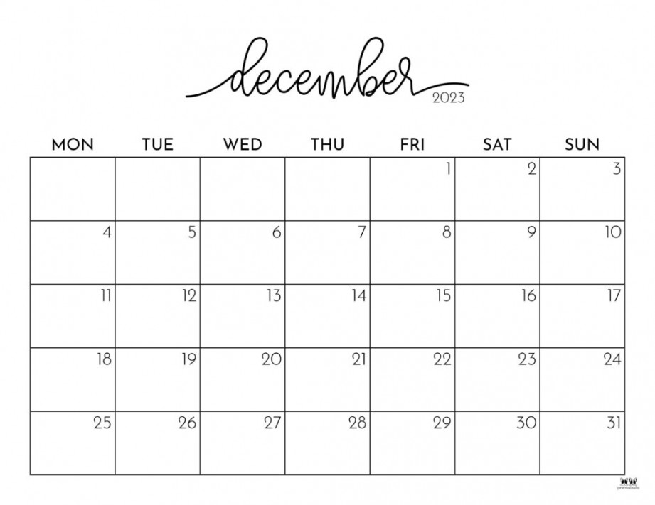 december calendars free printables printabulls 3