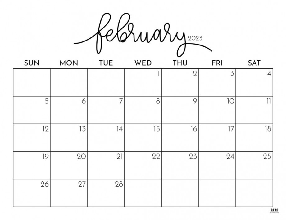 february calendars free printables printabulls 0