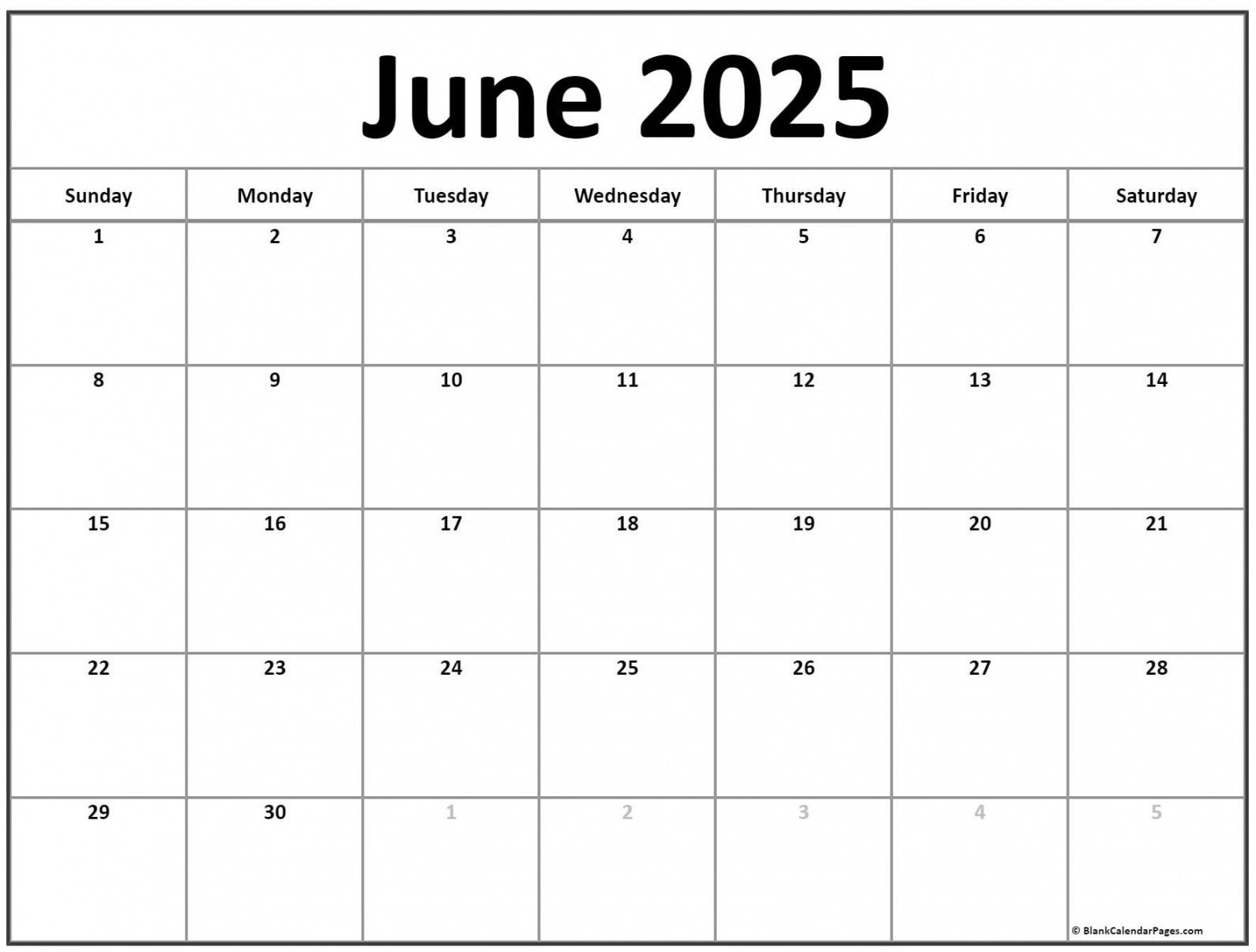 June  calendar  free printable calendar