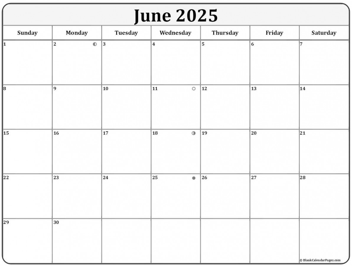 june lunar calendar moon phase calendar 0