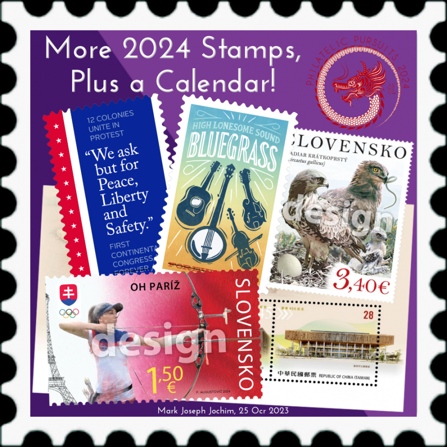 more stamps plus a calendar philatelic pursuits