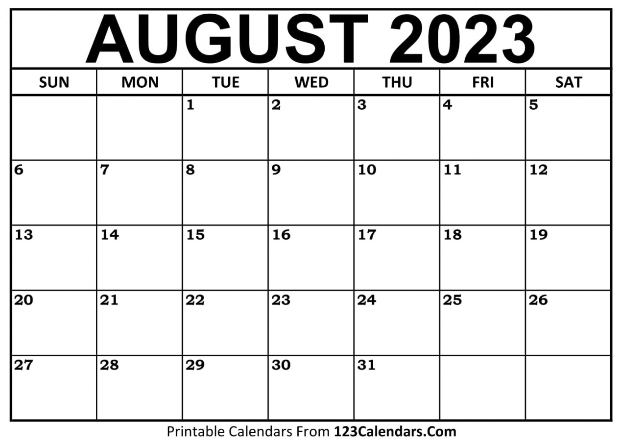 printable august calendar templates calendars com 1