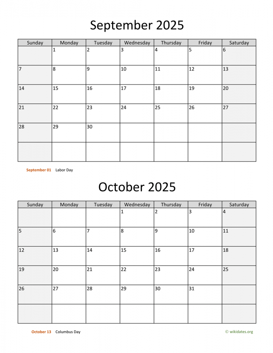 september and october calendar wikidates org