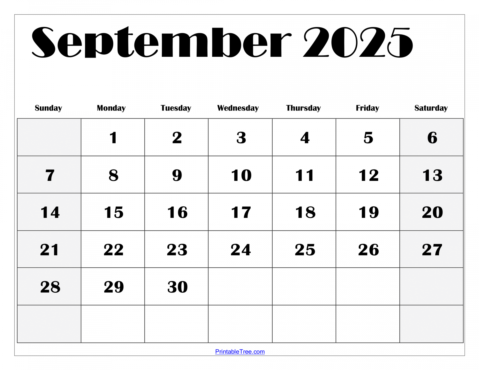 september calendar printable pdf template with holidays