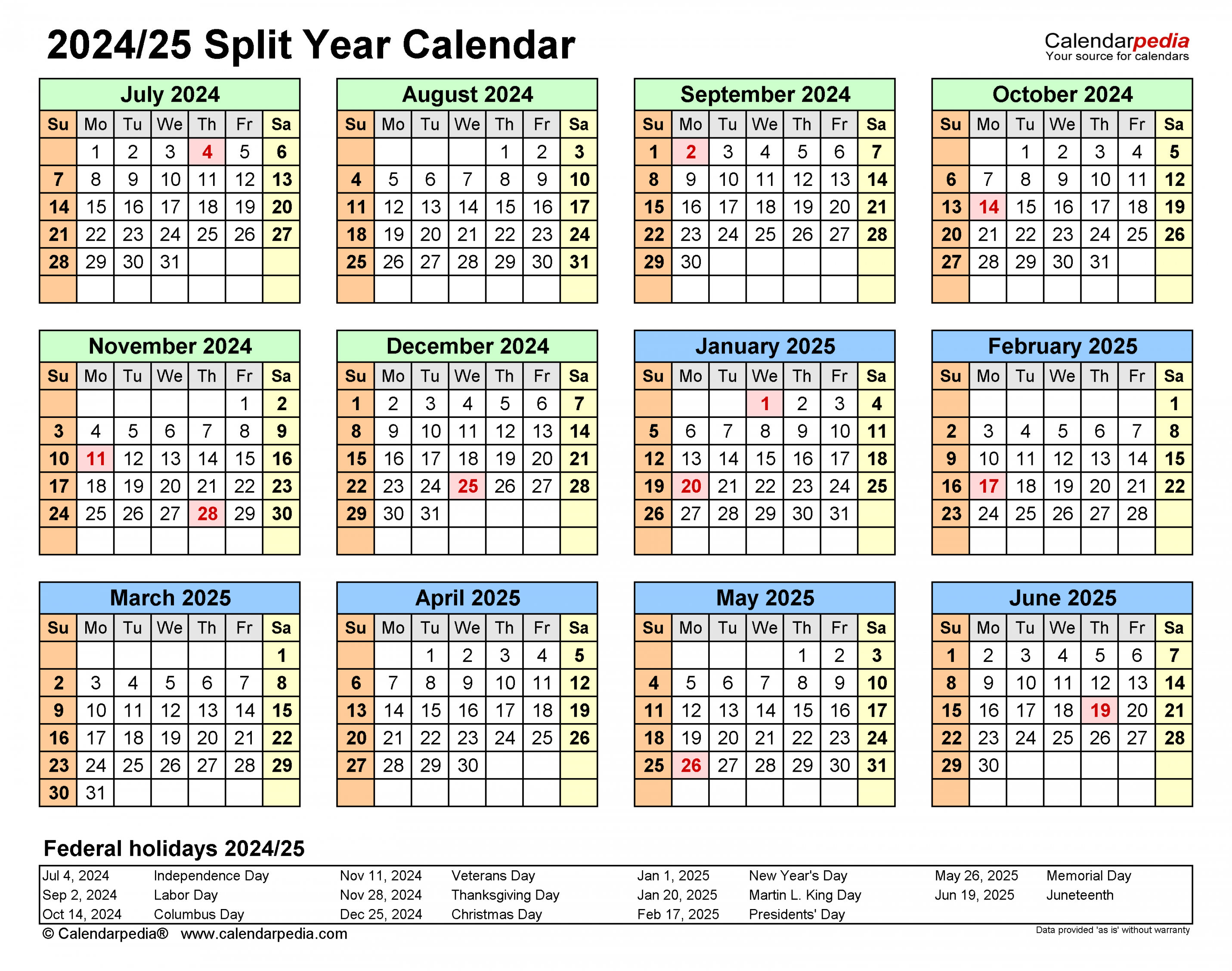 split year calendars july to june pdf templates