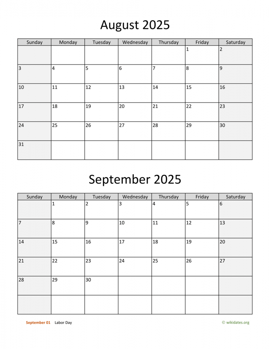 august and september calendar wikidates org