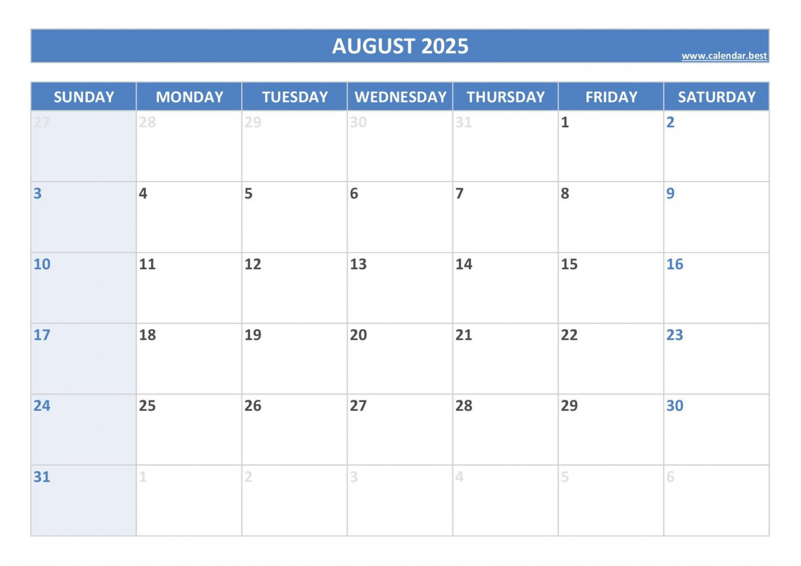august calendar calendar best