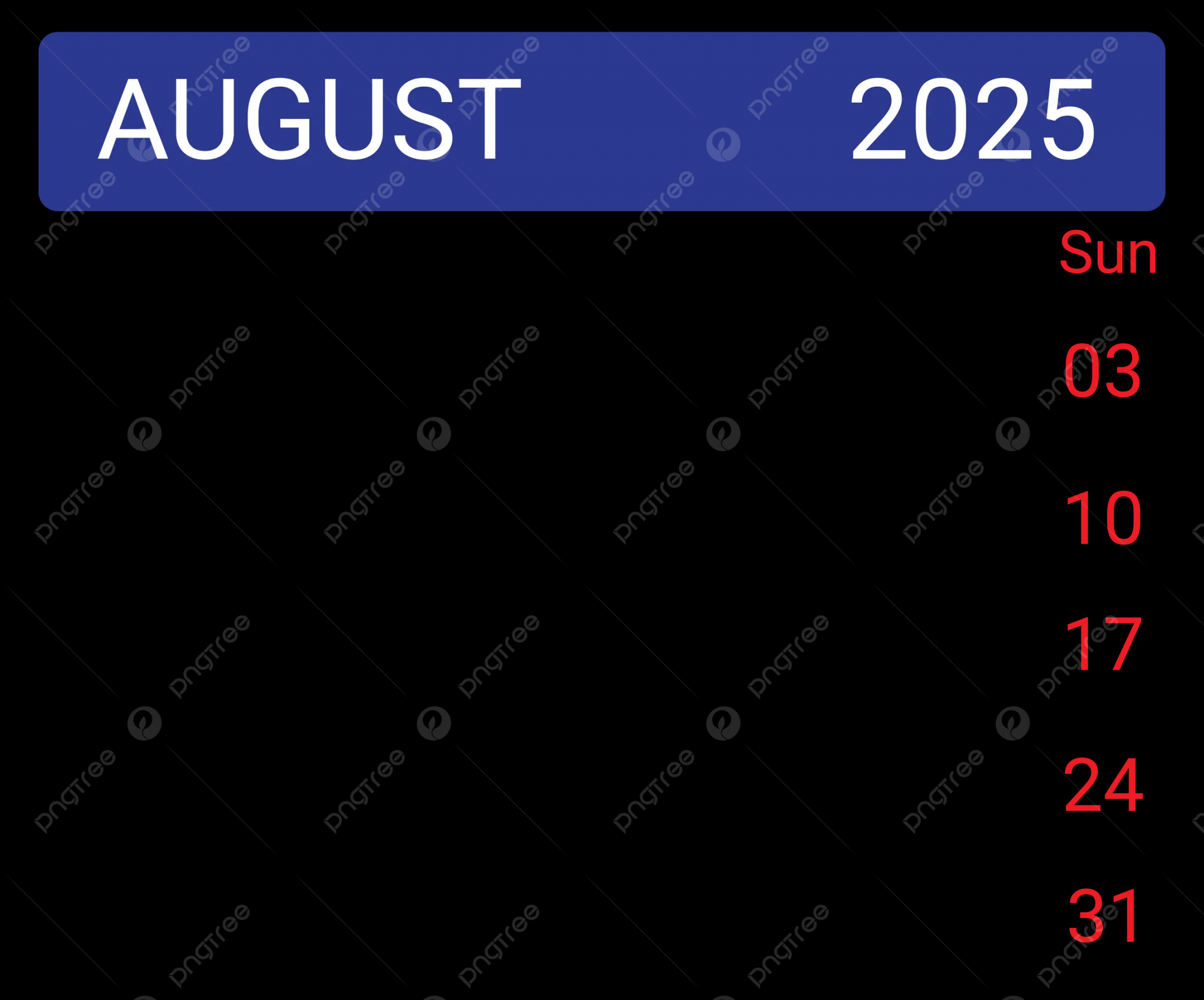 Calendar August  Vector, Calendar , August,  PNG and