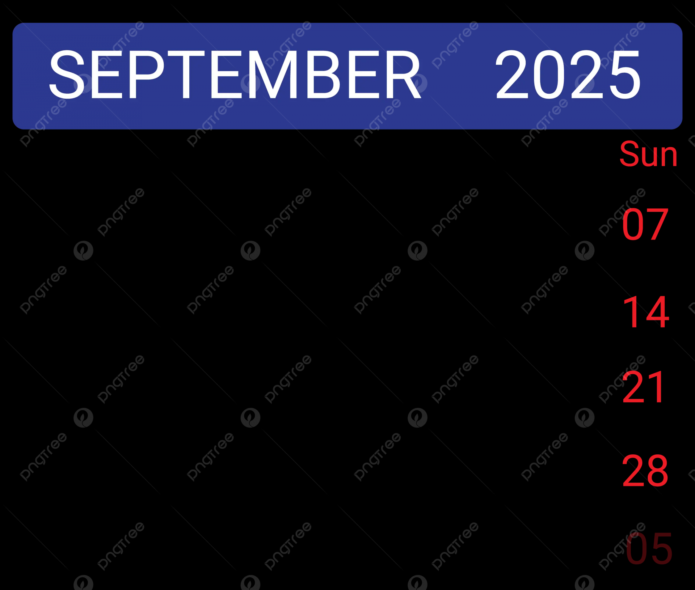 calendar september vector calendar september